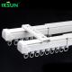 Aluminium Alloy Extendable Curtain Rail , Double Ceiling Fitted Curtain Track