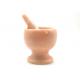 Polished Stone Mortar And Pestle Set Custom Hand Made Spices Grinder Natural Marble