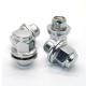Toyota / Lexus Silver Wheel Lug Nuts M12x1.5 Conical With Washer Fit