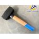 800G Size C1045 Forged Carbon Steel Materials Stoning Hammer With Grade A Natrual Color Wooden Handle