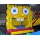 Spongebob Jumping Inflatables World Wide Fun Inflatable Bouncy House For Toddler