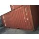 20 Feet Open Side Used Steel Storage Containers For Road Transport