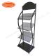 Journal Shelf Library Book Rack Metal Magazine Stand