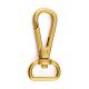 Customized Logo Eco-friendly 3/4 Inch Dull Gold Metal Hook Buckle for Handbags Hardware