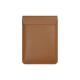 Water Resistant Laptop Sleeve Covers PU Leather Material Brown Color