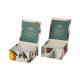 Magnetic Hard Cardboard Boxes For Soap Packaging Square Shape 8x8x3.5cm