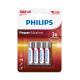 Day Life Use 1170mAh PHILIPS Alkaline AA Batteries For Radios