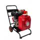 Square agriculture spray pump Gasoline Powered 40m Scope Double outlet