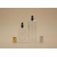 30ml 50mlClear Cosmetic Spray Bottle Customizd Color With FEA15 Crimp Sprayer