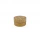 Luxury Skincare Body Lotion Container Cylindrical Aluminum Cream Can With Bamboo Casings