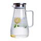 Fire Resistant Filter Lid Glass Water Pitcher For Parties Easy To Clean