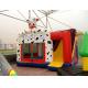 Customized 6 x 5m Water Jumping Castle , White Commercial Kids Playground Games