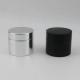 Empty 50g Black and Silver Color  Aluminum UV Gel Nail Cosmetic Packaging Container Jars