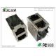 2X1 Stacked RJ45 Jack With 100base transformer