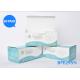 Blue High BFE / PFE Fabric Mouth Mask , Disposable Isolation Face Masks