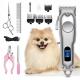 Rechargeable Cordless Electric Hair Clippers Ultralight Pet Grooming 110-240V