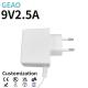 9V2.5A Wall Mounted Power Adapters For Hot Selling Network Equipment Cigarette Socket Massage Chair TV