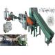 Floating PP PE Waste Plastic Recycling Extruder Single Screw 500kg/H Capacity
