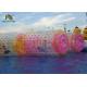 Giant Transparent PVC / TPU Inflatable Water Toy Roller For Kids And Adults
