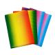 Rainbow Color Corrugated Paper Board Hobby DIY Colourful A4 Size Sheet