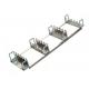 Rack Mount Frame With Jumper Rings , 19 Inch 150 Pairs Back Mount Frame For Krone Module