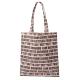 Coffee Grounds Recycle Polyester With Handles Custom Tote Shopping Bag