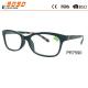 New arrival , hot sale and plastic reading glasses , spring hinge,suitable for men and women