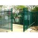 Steel Powder Coated Palisade Fencing , 3mm 7 Ft High Fence Panels