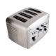 4 slice steel toaster breadmaker with high lift facility mid-cycle cancel
