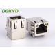 21.3mm 10 Pin Rj45 Connector With 1000 Base Transformer / Filter , G/Y LED