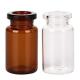 Transparent Amber 5ml 10ml Empty clear Empty Pharmaceutical Low Borosilicate Tubular Moulded Glass Vial