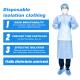 Disposable Non Woven Medical Surgical Gown / Non Sterile Doctor Operation Gown
