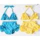 Cute Ruffles Girls Mermaid Tail Swimsuit , Kids Mermaid Bikini Swimwear