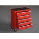 24 Inch Steel Rolling Tool Cabinet Garage Metal Trolley With 5 Drawers