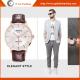 Trendy Watch for Business Man Sport Wristwatches Men Stainless Steel Genuine Leather Watch