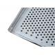 Flat And Perforated Aluminium Baking Tray With Raised Edges 20mm Tray Height