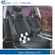 square grid high quality fiber leather silk floss insert car seat covers universal use