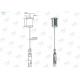 Ø1.2 * 1500 Mm Cable Suspension Kits Brass Material Gripper With Security