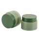 Matcha Green Cosmetic Glass Jars 15g Glass Containers For Skin Care Products