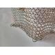 7mm Welded Ring Metal Mesh Curtains Room Divider Stainless Steel
