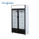 45mm Foaming Glass Door Cooler Upright Display Independent Refrigeration System