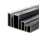 Black Grey Rectangular Steel Pipe 600 X 600MM Customization Seamless Black Iron Pipe