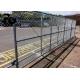 6 Foot Security Metal Fencing , Tennis Court Green Chain Link Fence