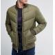 Big Size Winter Down Bomber Jacket , Slim Fit Nylon Flight Jacket Dry Clean