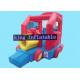 Snail Shape Commercial Bounce Houses With Slide Of PVC Coated 210D Nylon Fabric
