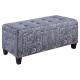 Living room folding bench ottoman stool fabric ottoman with storage weight lifting bench foot rest bench ottoman