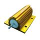 Gold Aluminum Housed High Power Resistor Wirewound Led 100W Load Resistor