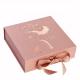 ISO 9000 Recyclable Flat Folding Gift Boxes For Swimsuit Underwear pink