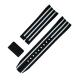 24*22mm washable Wrist Watch Rubber Strap Two Tone Colors