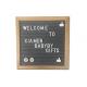 Double Sided Magnetic Letter Board Chalkboard Changeable Message Signs